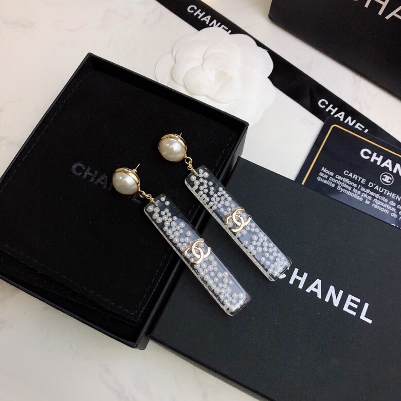 Ch*el earrings